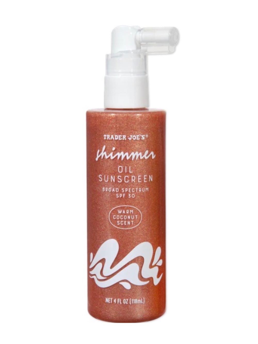 Trader Joe's Shimmer Oil Sunscreen SPF30 NEW